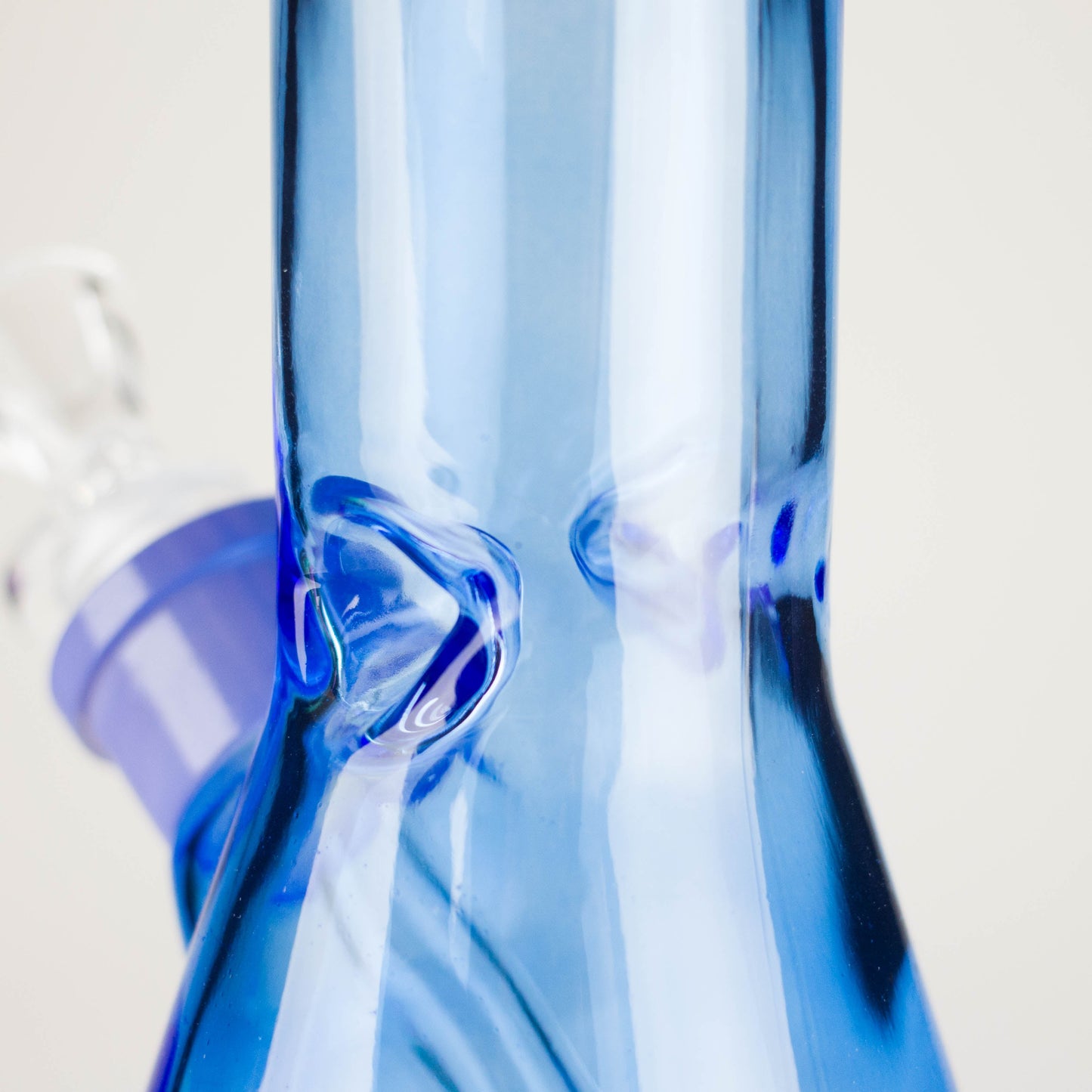 8" Soft glass beaker water bong [M08002]