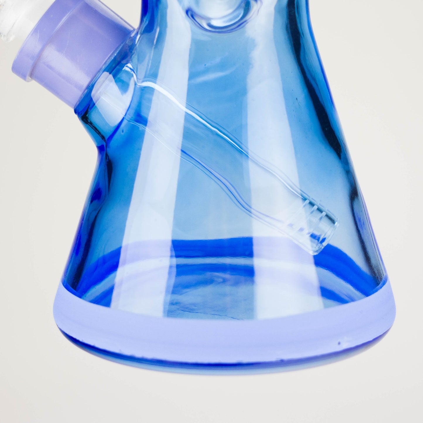 8" Soft glass beaker water bong [M08002]