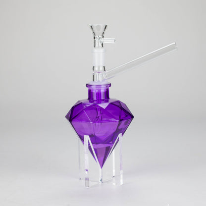 7″ Diamond Soft Glass Bong [DWP50]