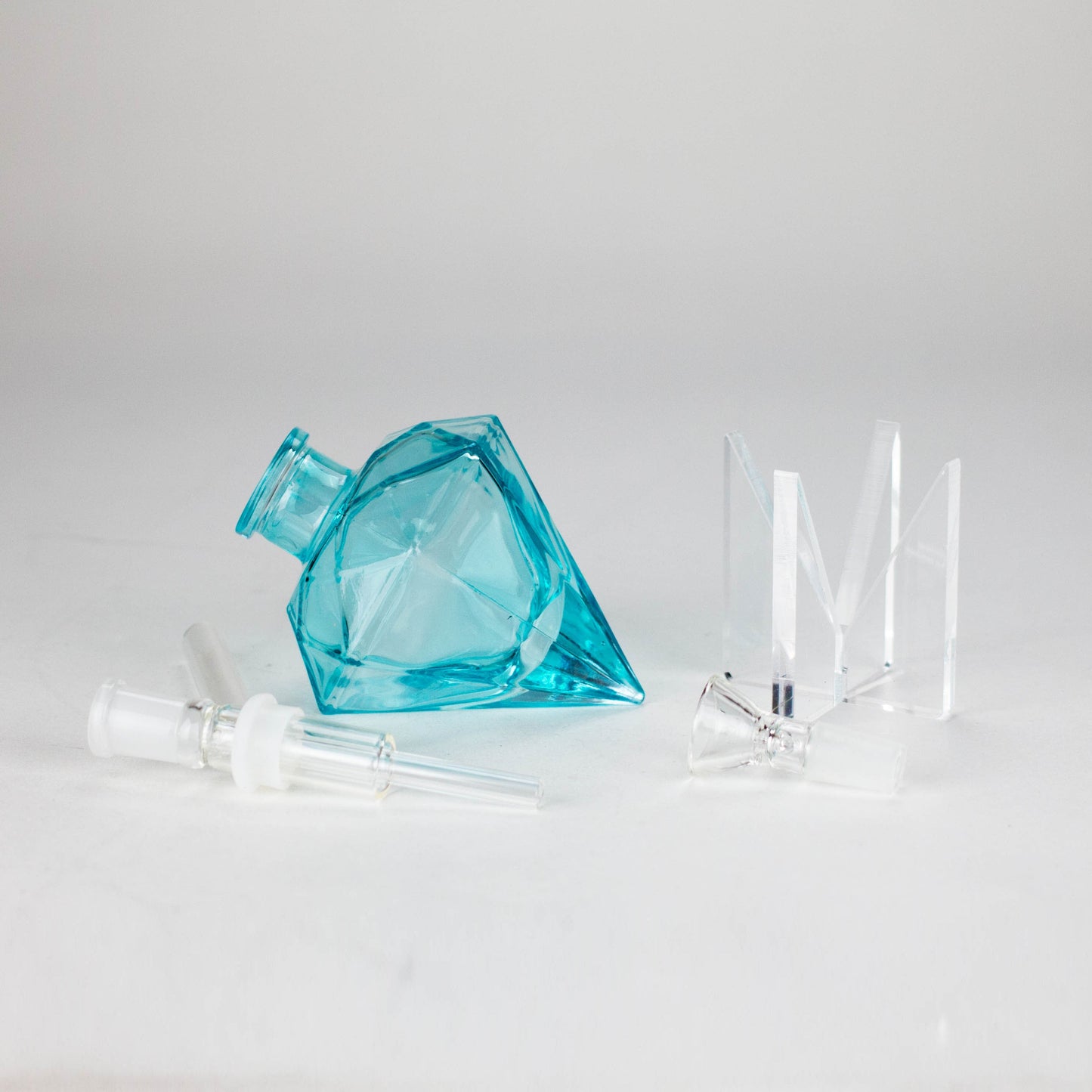 7″ Diamond Soft Glass Bong [DWP50]