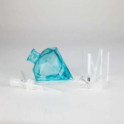 7″ Diamond Soft Glass Bong [DWP50]