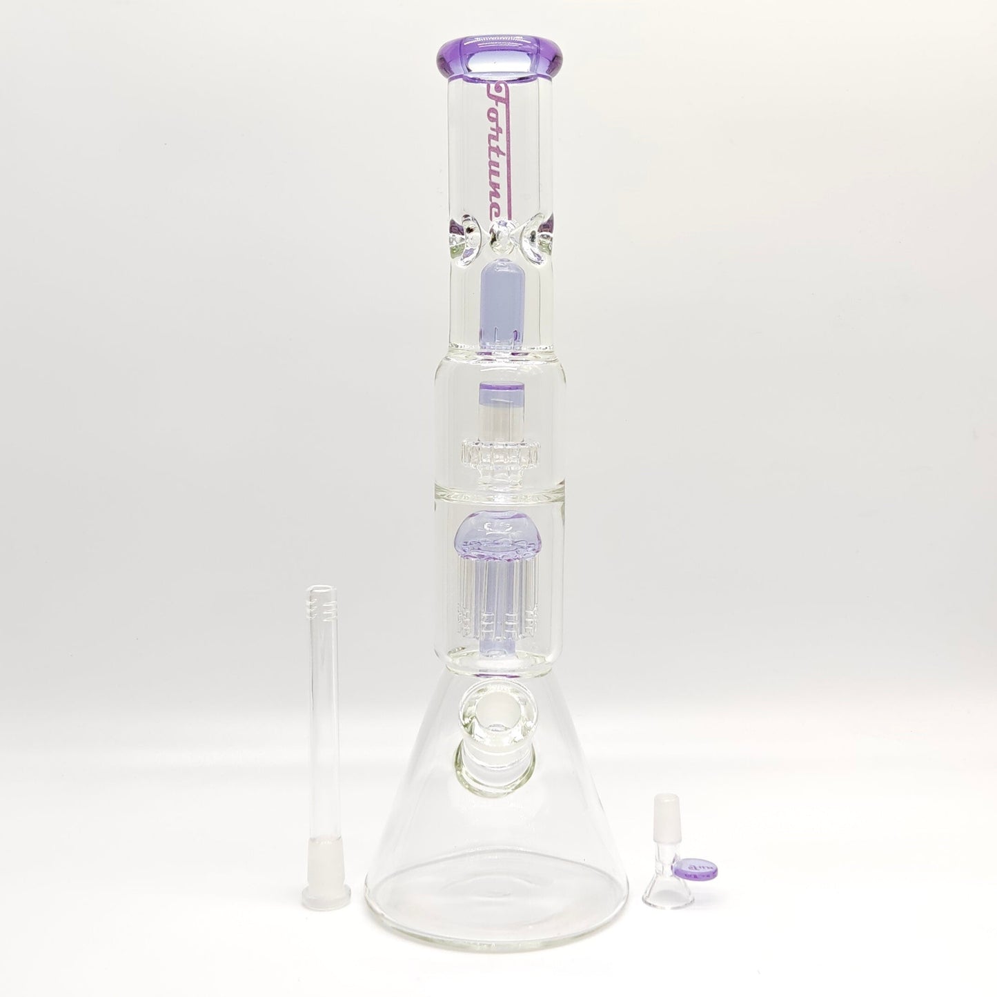 Fortune | 16" 7mm Double-Disk Percolator Beaker [1650PC-PK]