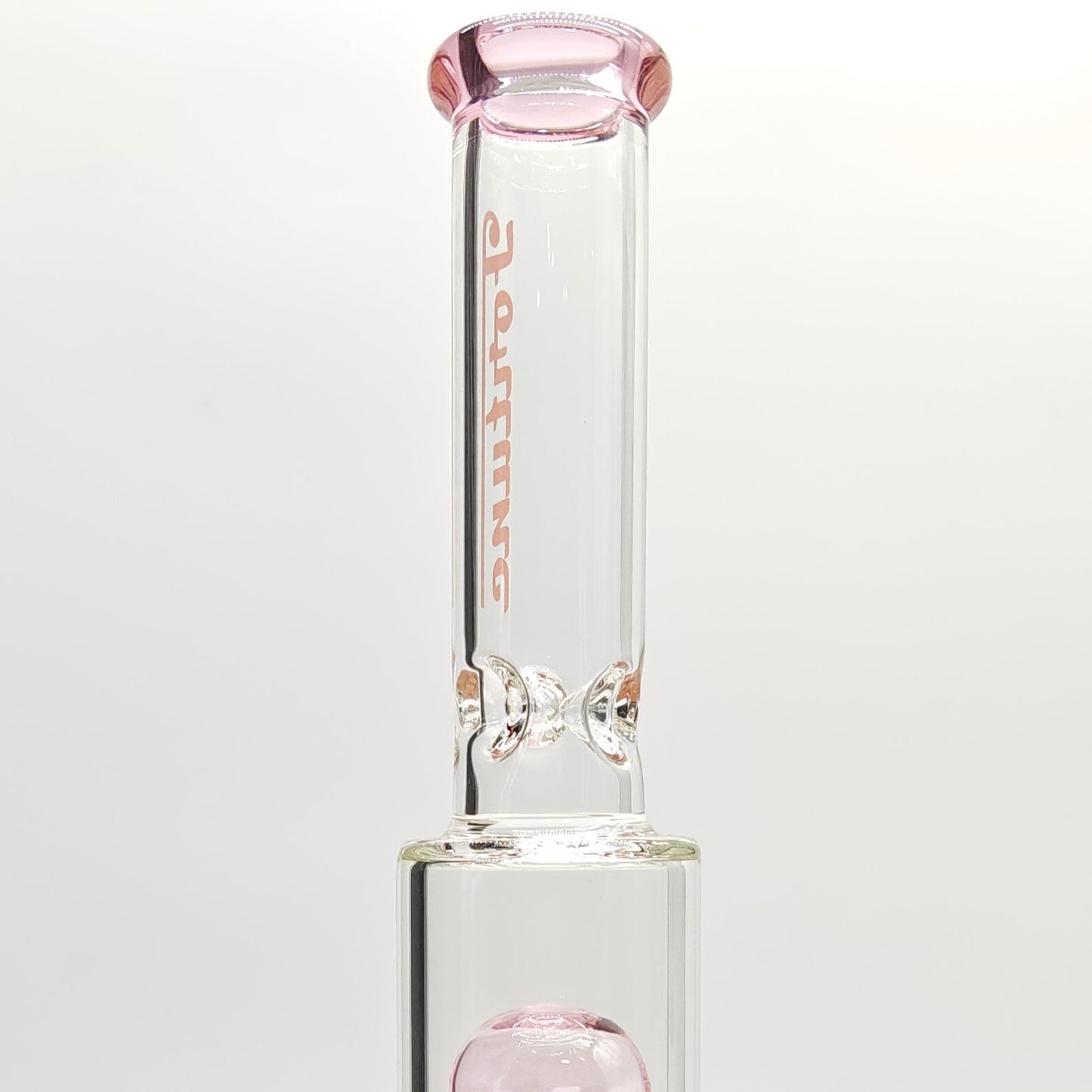 Fortune | 14" Double Inline Stemless to Grid Percolator Bong [1450PC-PK]