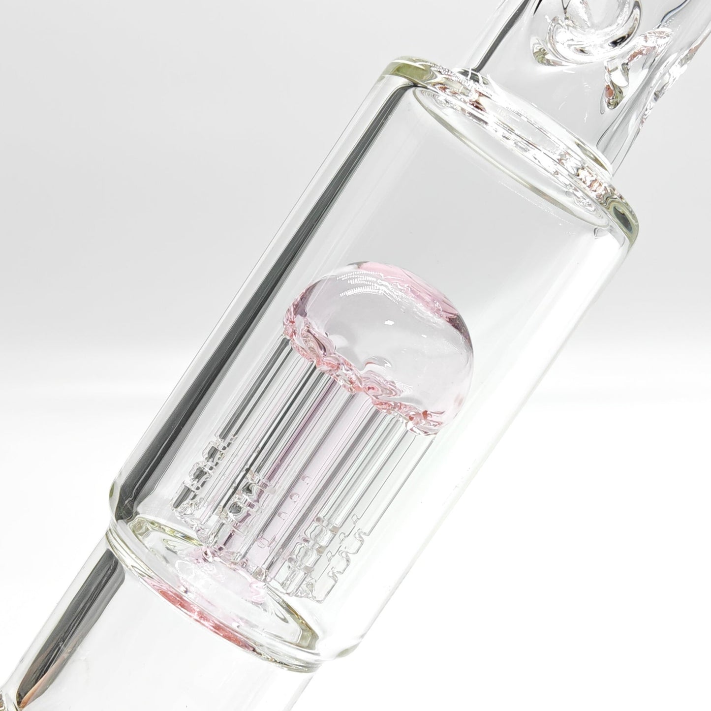 Fortune | 14" Double Inline Stemless to Grid Percolator Bong [1450PC-PK]