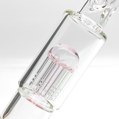 Fortune | 14" Double Inline Stemless to Grid Percolator Bong [1450PC-PK]