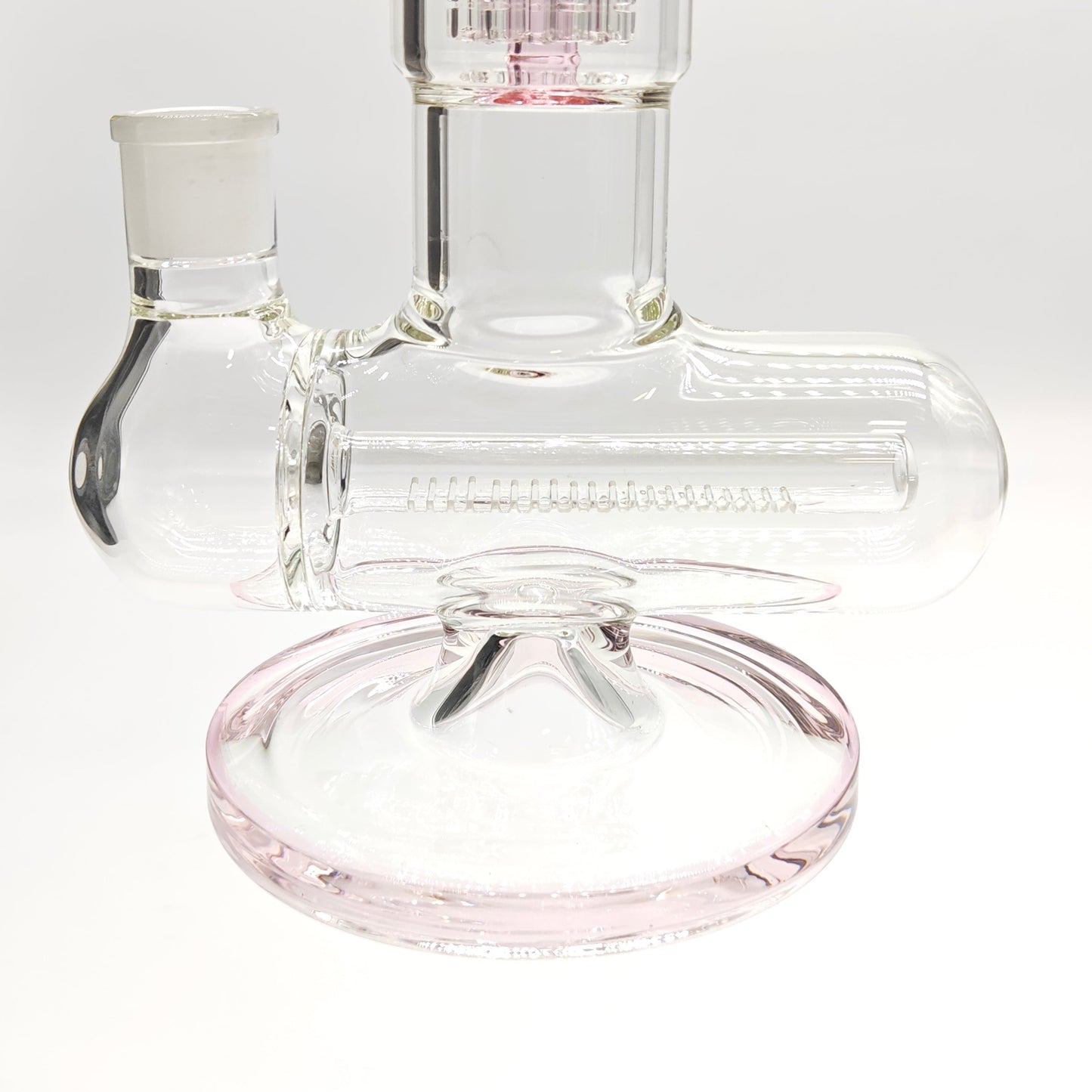Fortune | 14" Double Inline Stemless to Grid Percolator Bong [1450PC-PK]