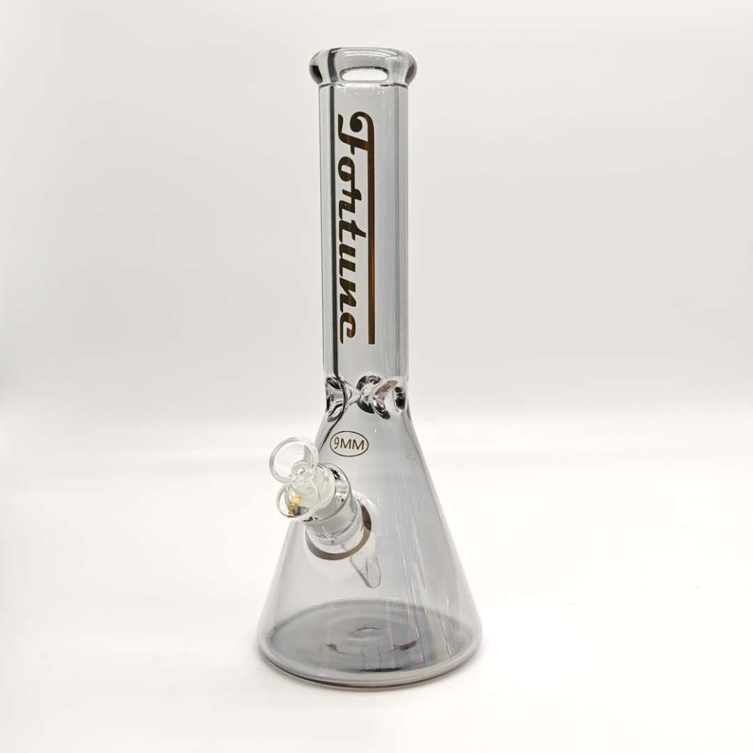 14“ 9mm Electroplated  Beaker Bong-Assorted Color