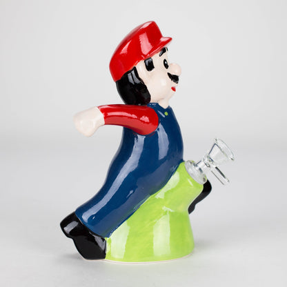 7.5″ Mario Design Ceramic Bong – Retro Gaming-Inspired Collectible [ES087WP]