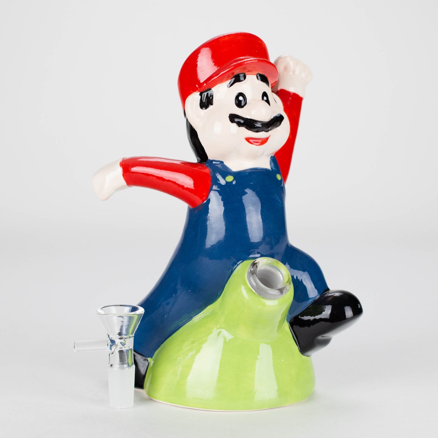 7.5″ Mario Design Ceramic Bong – Retro Gaming-Inspired Collectible [ES087WP]