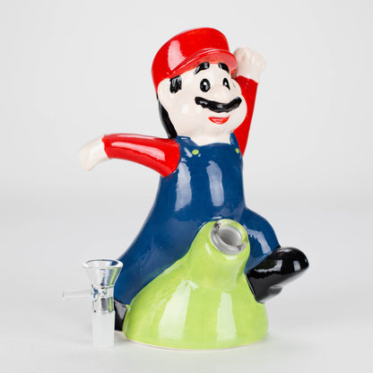 7.5″ Mario Design Ceramic Bong – Retro Gaming-Inspired Collectible [ES087WP]