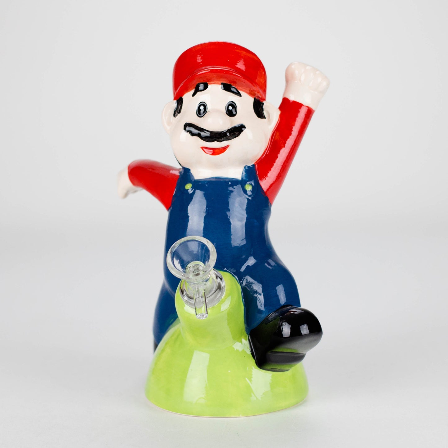 7.5″ Mario Design Ceramic Bong – Retro Gaming-Inspired Collectible [ES087WP]