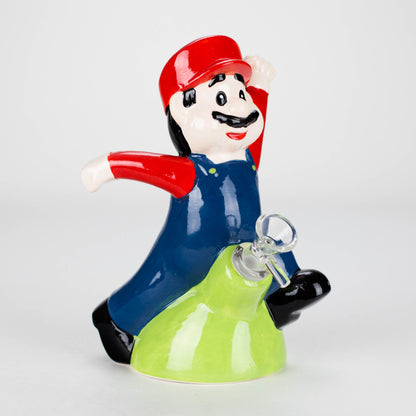 7.5″ Mario Design Ceramic Bong – Retro Gaming-Inspired Collectible [ES087WP]