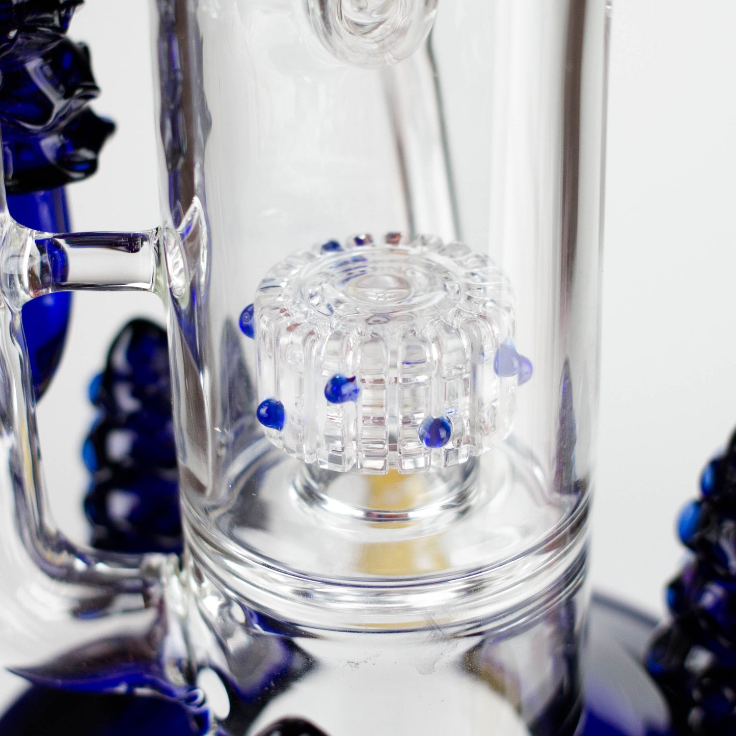 17" Enchanted Forest Glass Bong – Stemless Recycler with 14mm Bowl Joint