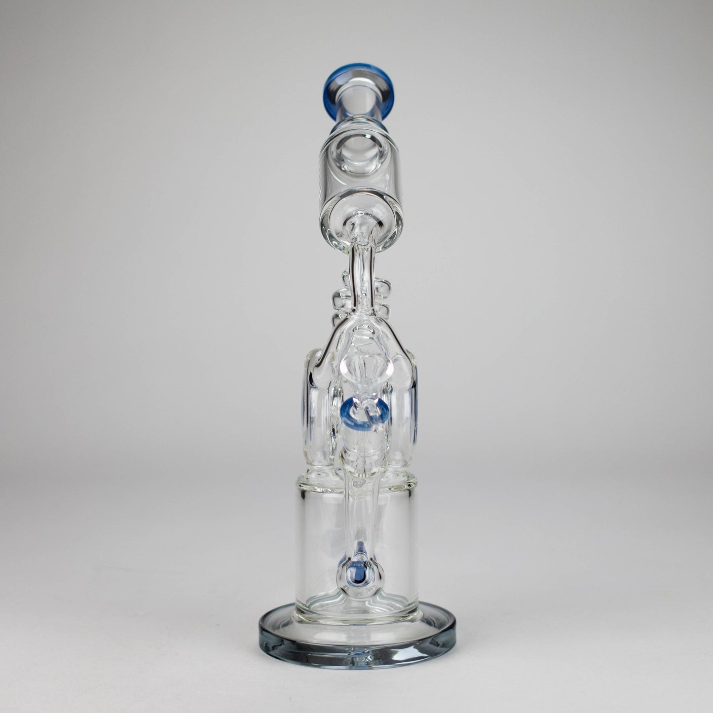 13" Telescope Coil Button Recycler Bong
