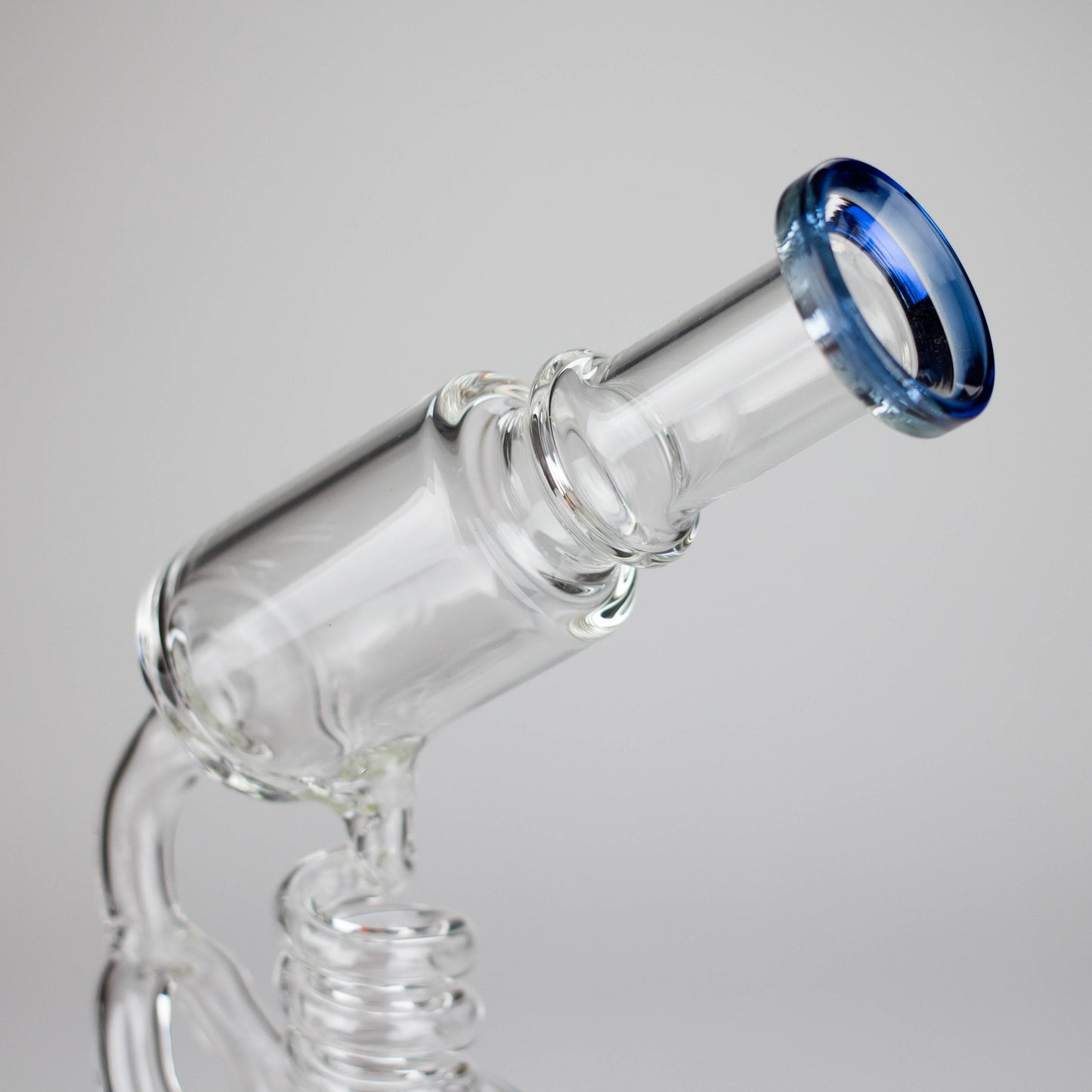 13" Telescope Coil Button Recycler Bong