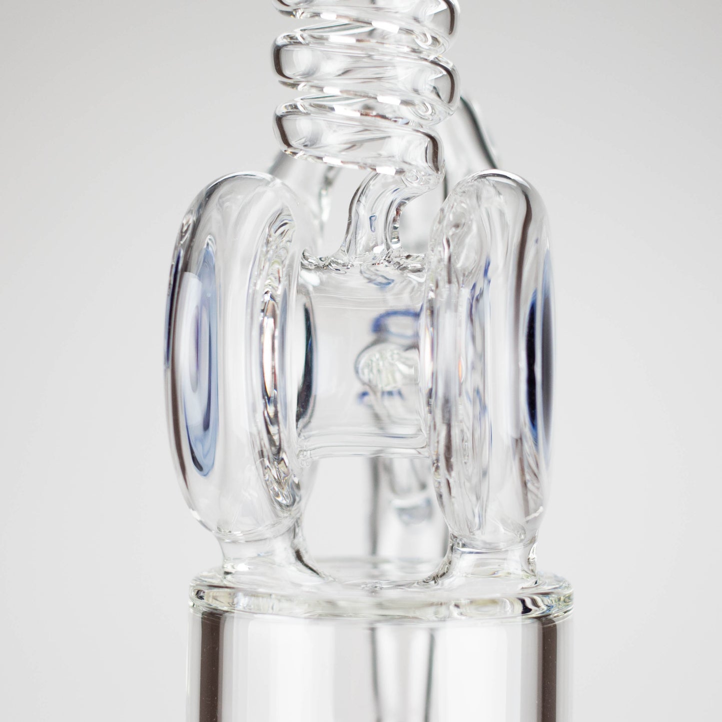 13" Telescope Coil Button Recycler Bong