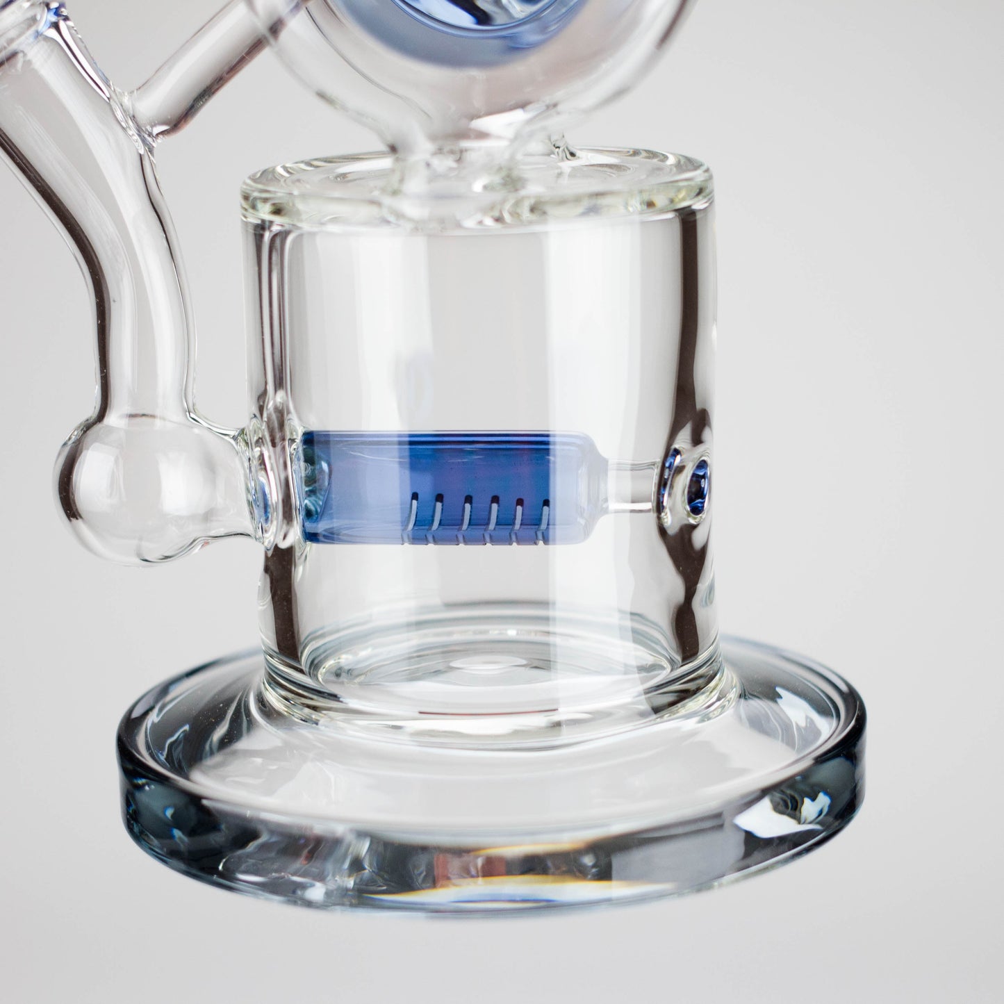 13" Telescope Coil Button Recycler Bong