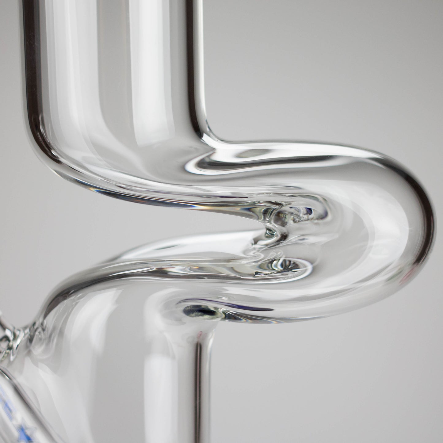NG | 12" Zong Straight Bong – Colored Base & Slitted Downstem [G1103]