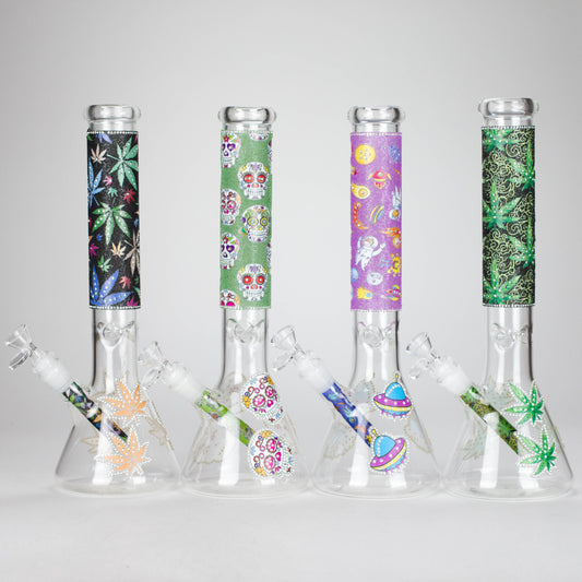 14" Stone works Beaker Base Glass Bling Bong