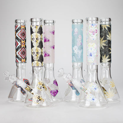 14" Stone works Beaker Base Glass Bling Bong