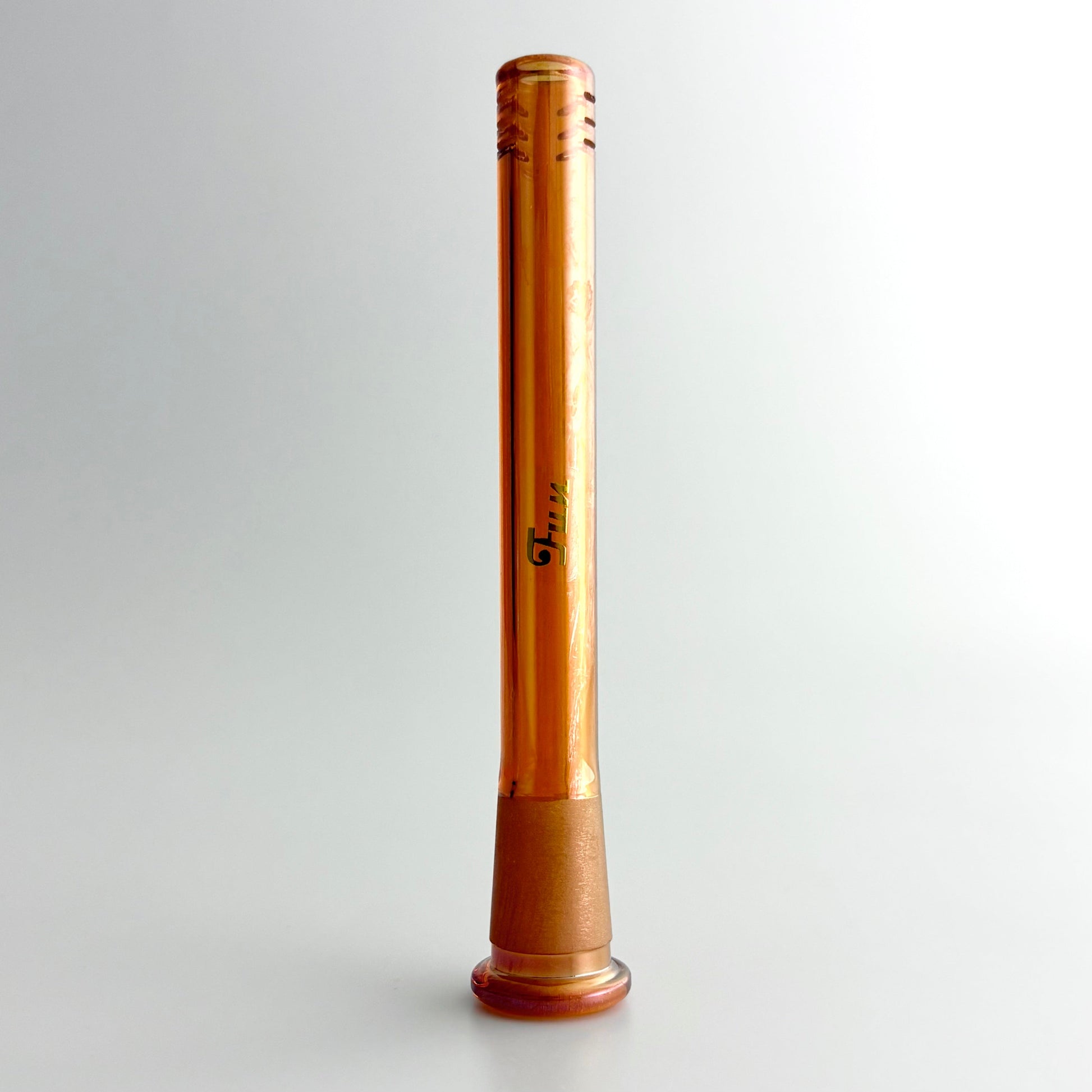 Fortune | Electroplate 5-1/2" Downstem With Gold Logo