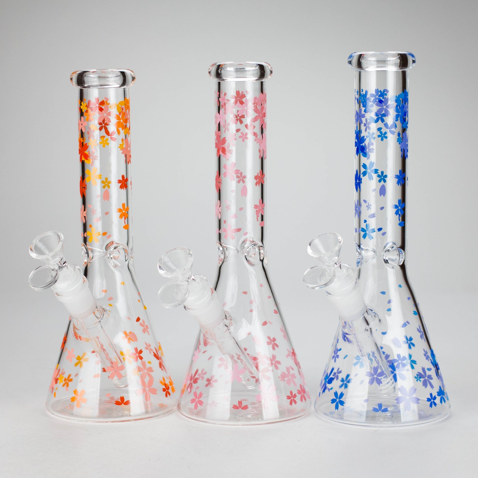 10" Comic Design Glass Beaker Bong – 14mm Bowl Joint