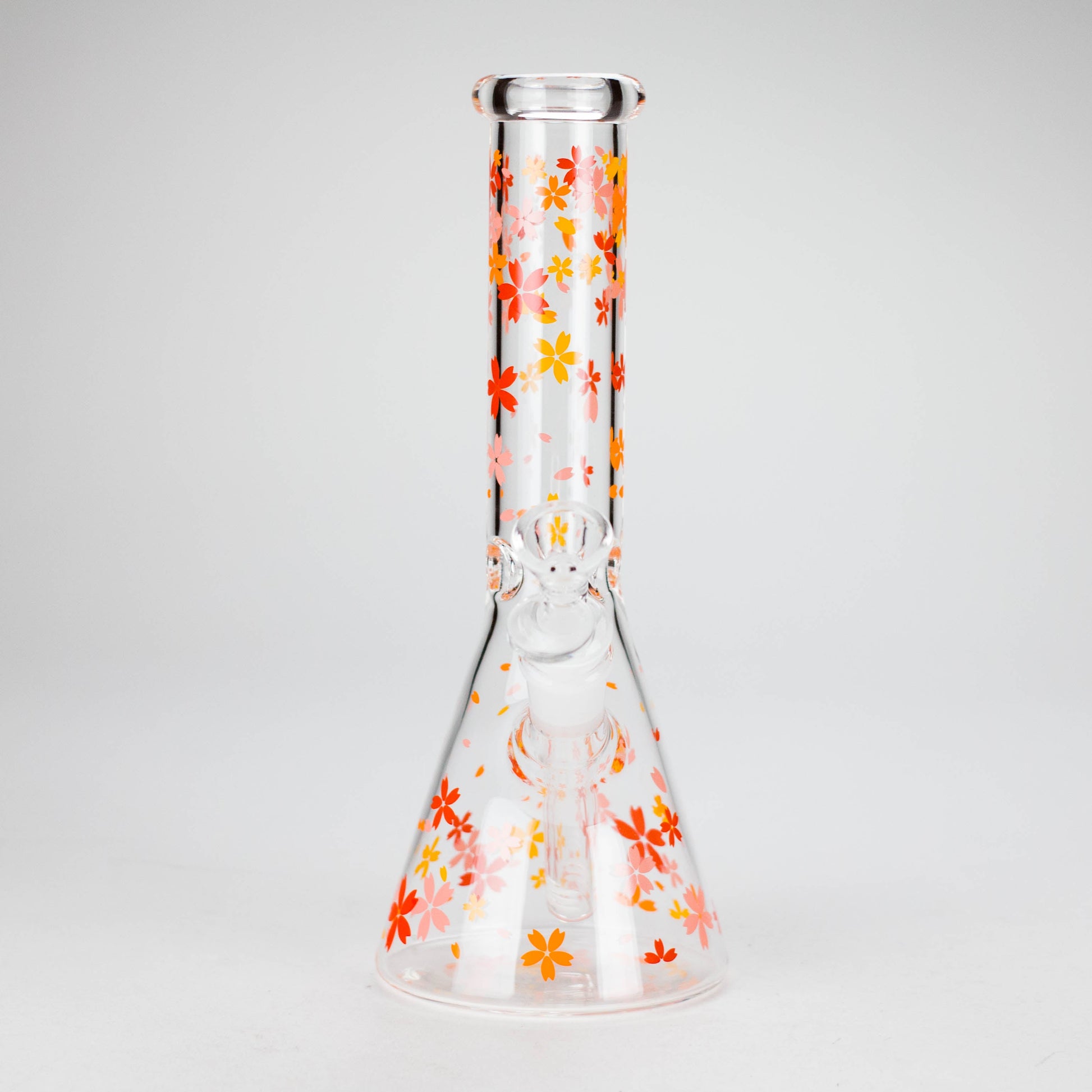 10" Comic Design Glass Beaker Bong – 14mm Bowl Joint
