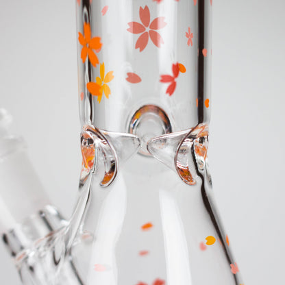 10" Comic Design Glass Beaker Bong – 14mm Bowl Joint