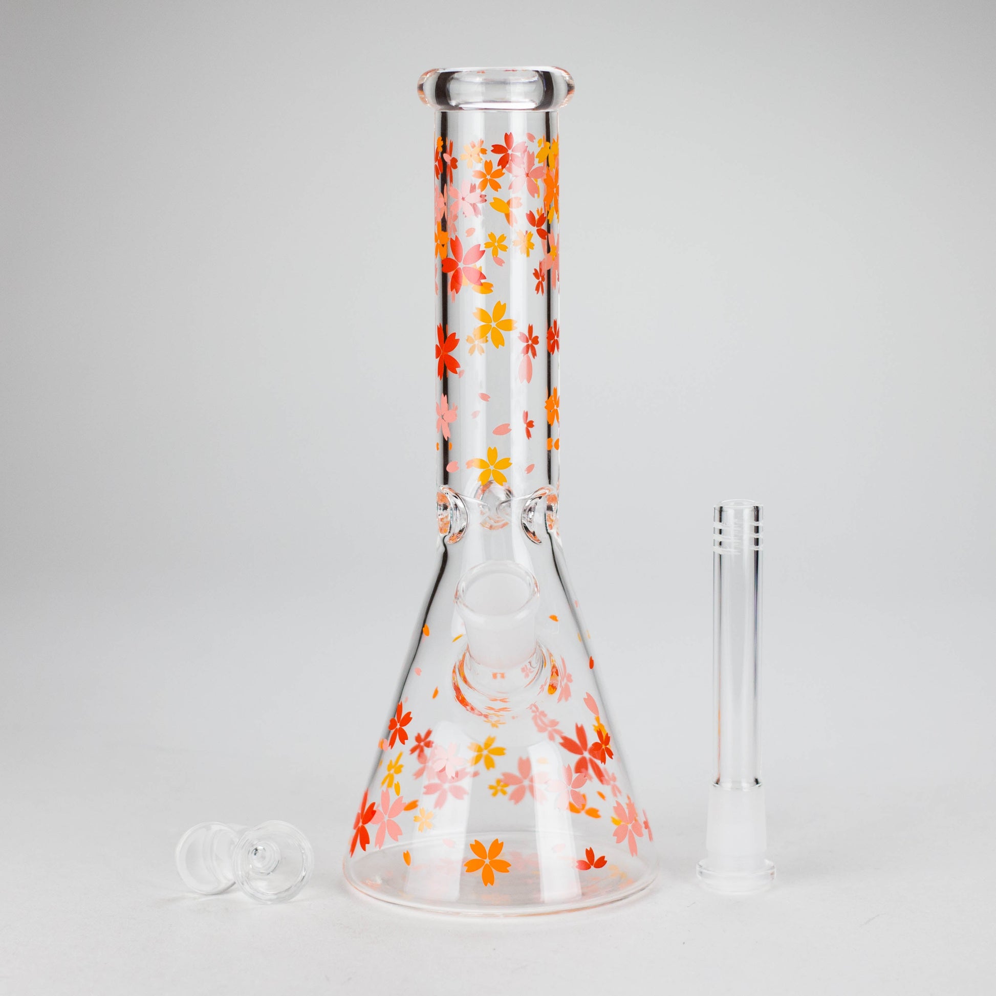 10" Comic Design Glass Beaker Bong – 14mm Bowl Joint