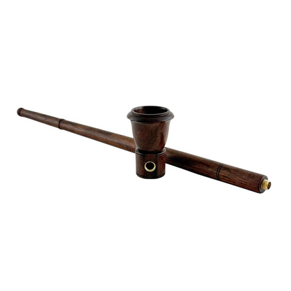 12" Wooden Pipe - Classic Long-Style Design