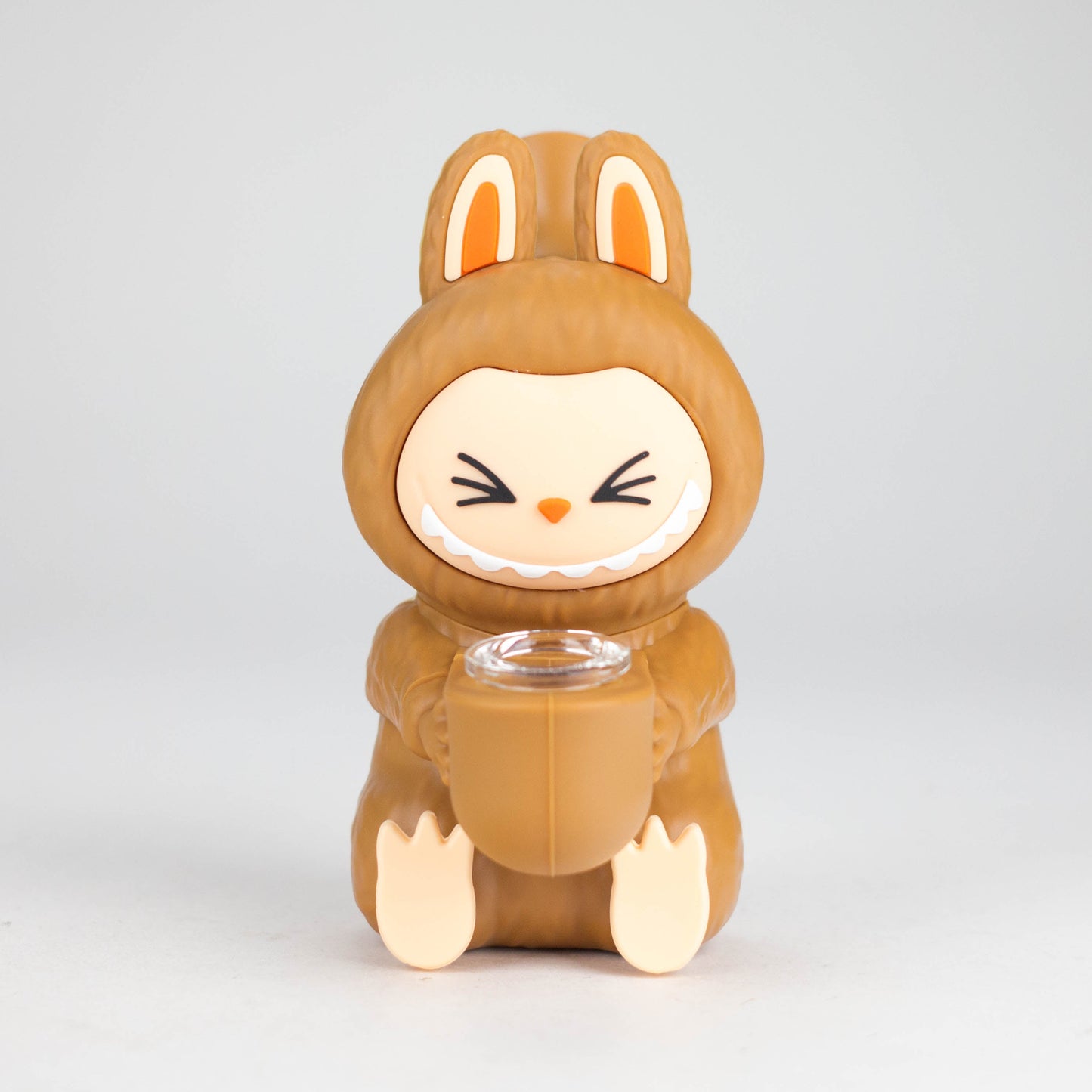 6 Popular Character Design Silicone Bong featuring a cute character with bunny ears holding a bowl.