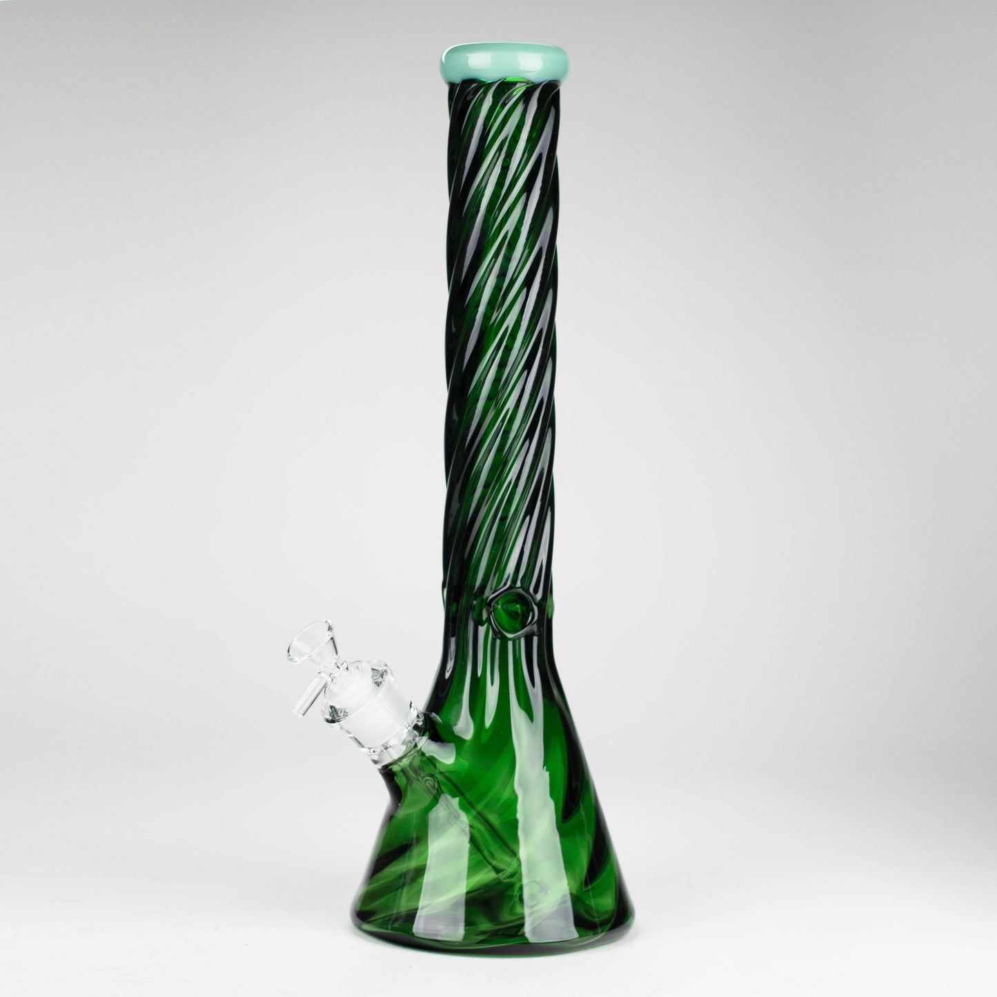 Genie | 16" 9mm Twist Glass Beaker Bong [HH1125]