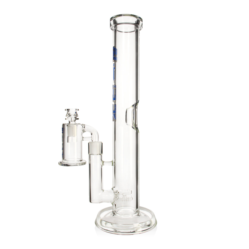 17" 10mm Straight Tube with Triple Inline Perc and Ash Catcher