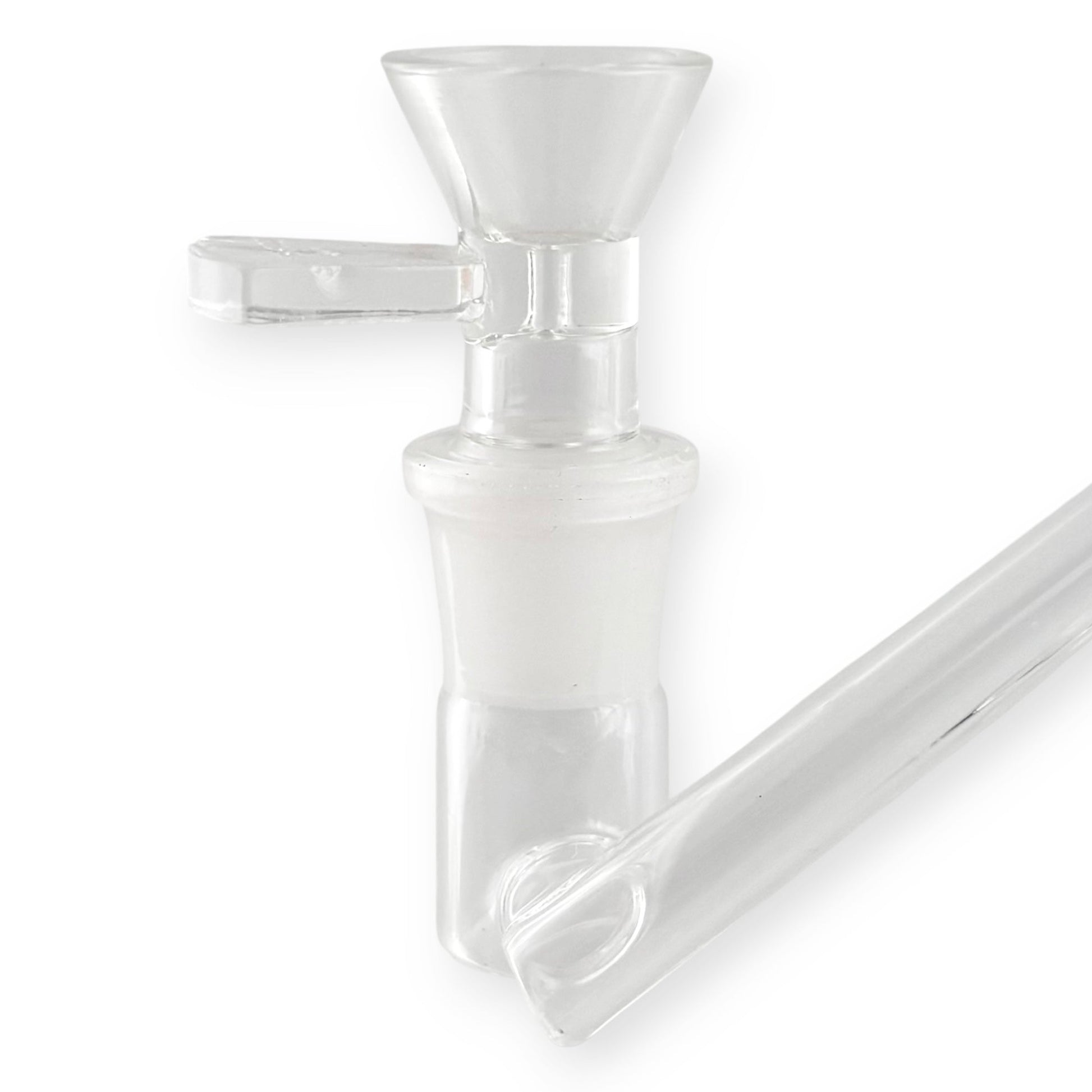 18mm Female to 18mm Female Glass Adapter (Extended Arm) - Hi Time