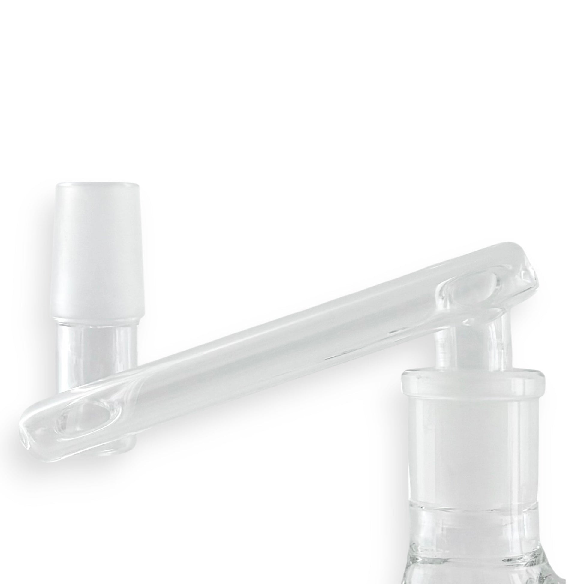 18mm Male to 18mm Male Glass Adapter (Extended Arm) - Hi Time
