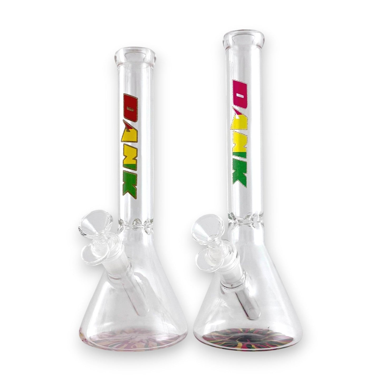DANK | 10" 5mm Beaker Glass Bong - Hi Time