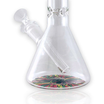 DANK | 10" 5mm Beaker Glass Bong - Hi Time