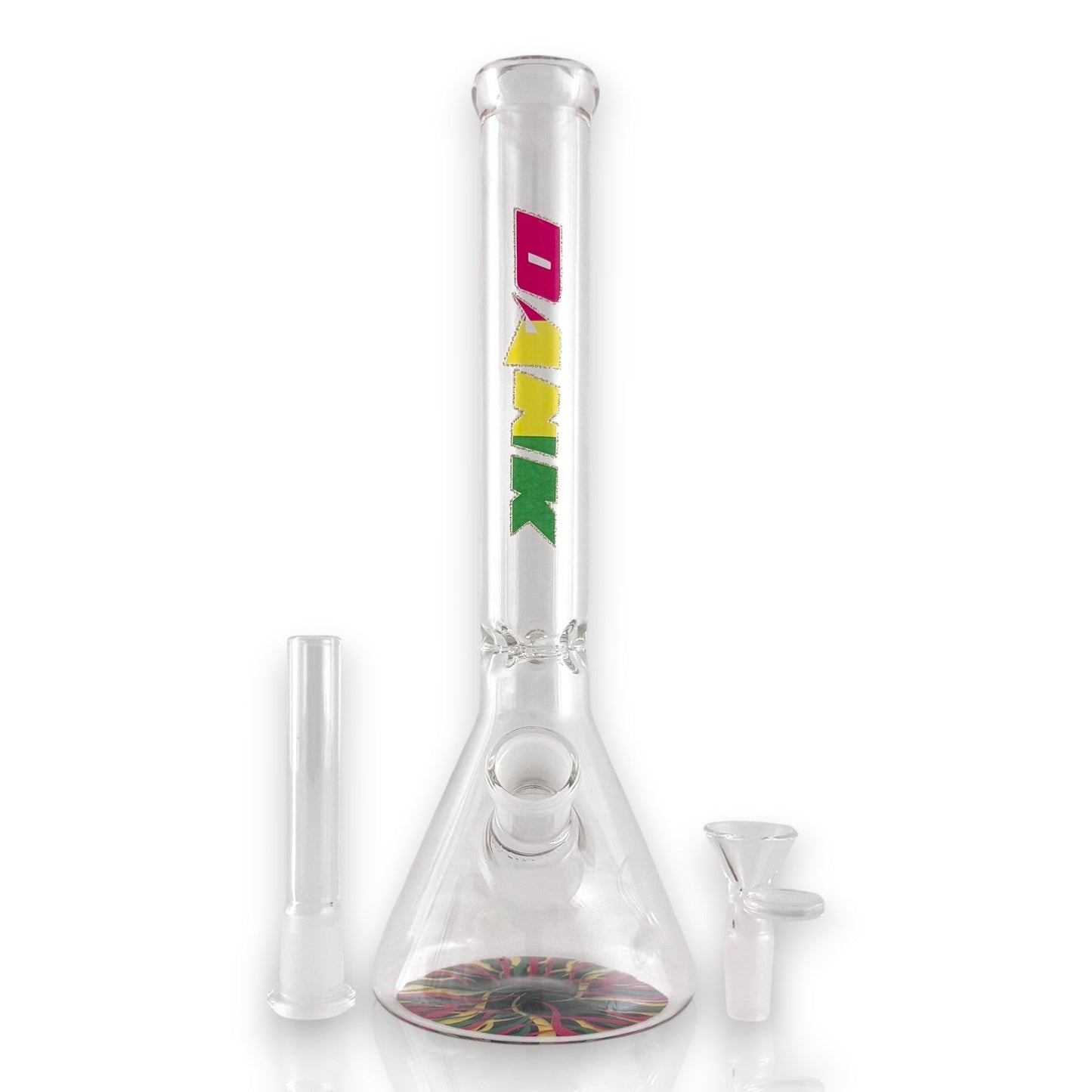 DANK | 10" 5mm Beaker Glass Bong - Hi Time