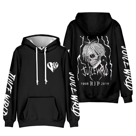 Juice WRLD Tribute Hoodie - Black