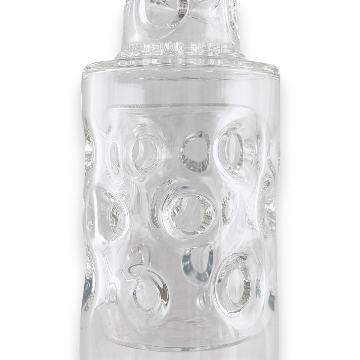 16" Straight Shooter Water Pipe with Screw Percolators - Blue