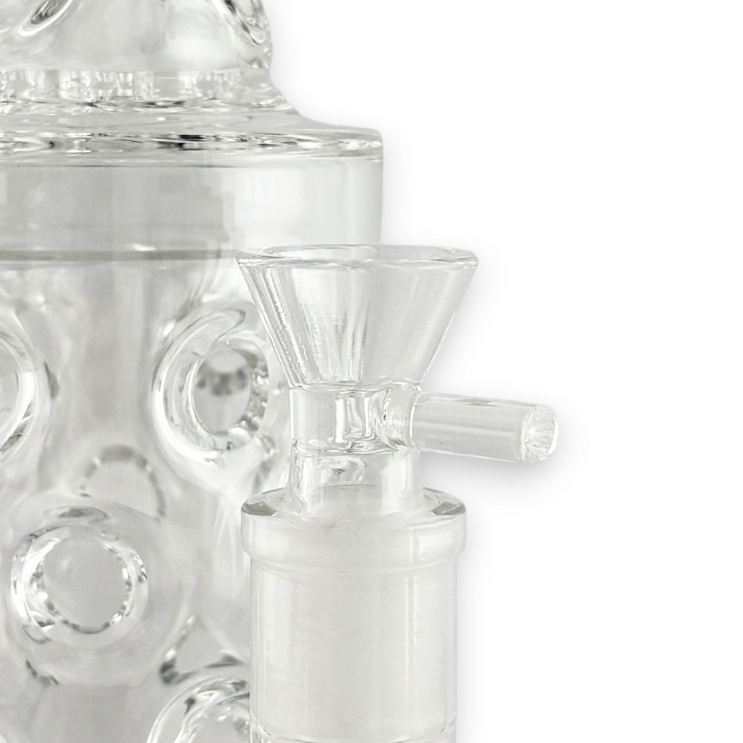 16" Straight Shooter Water Pipe with Screw Percolators - Blue