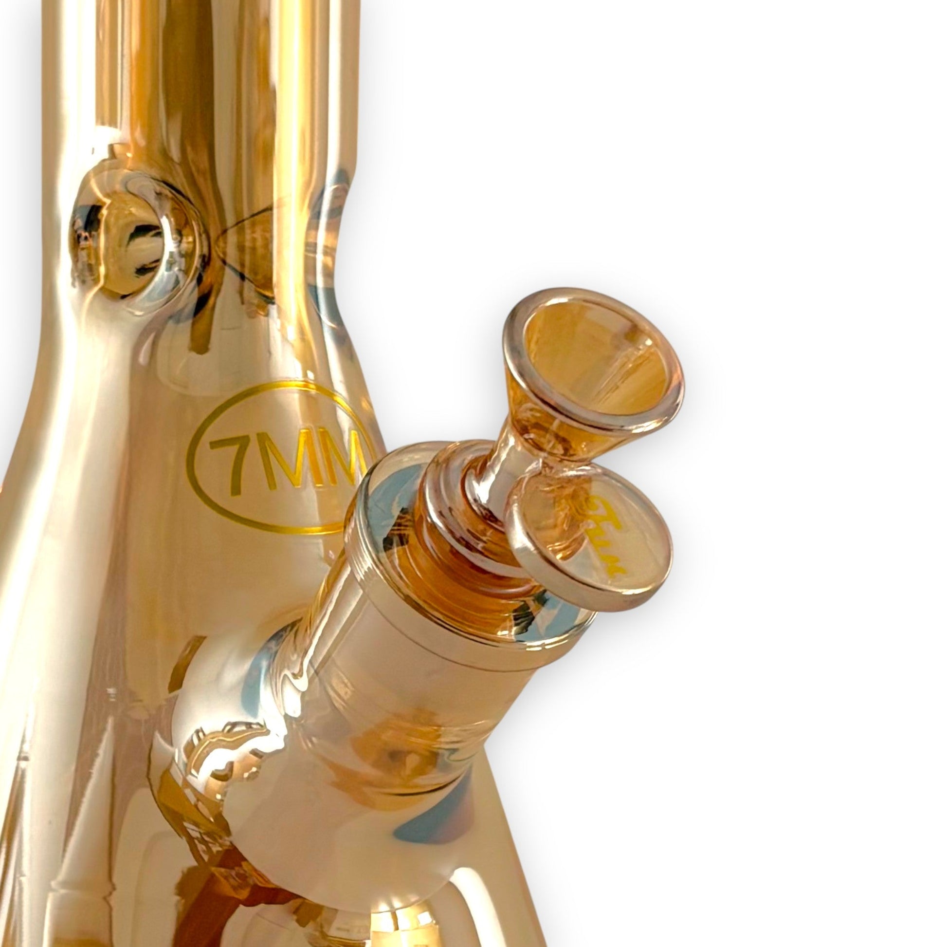 Fortune | 24" Electroplated 7MM Beaker Water Pipe - Hi Time