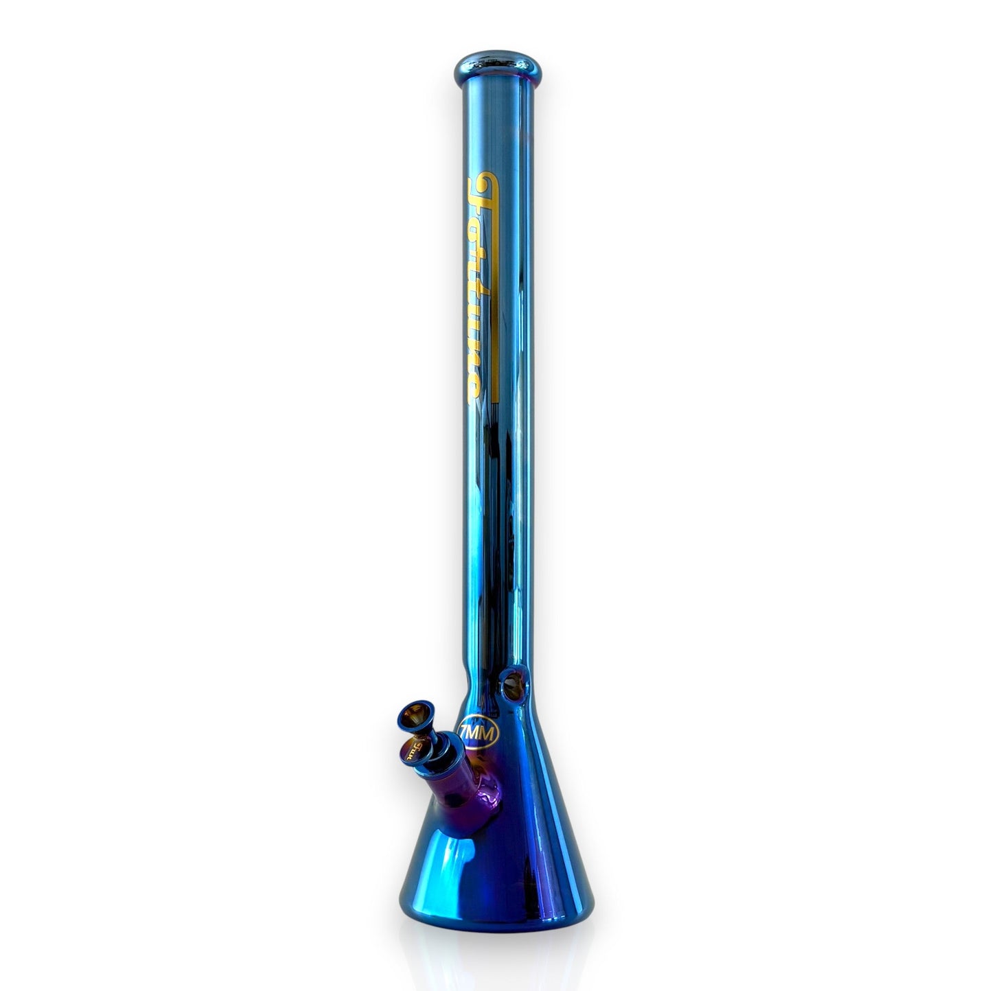 Fortune | 24" Electroplated 7MM Beaker Water Pipe - Hi Time