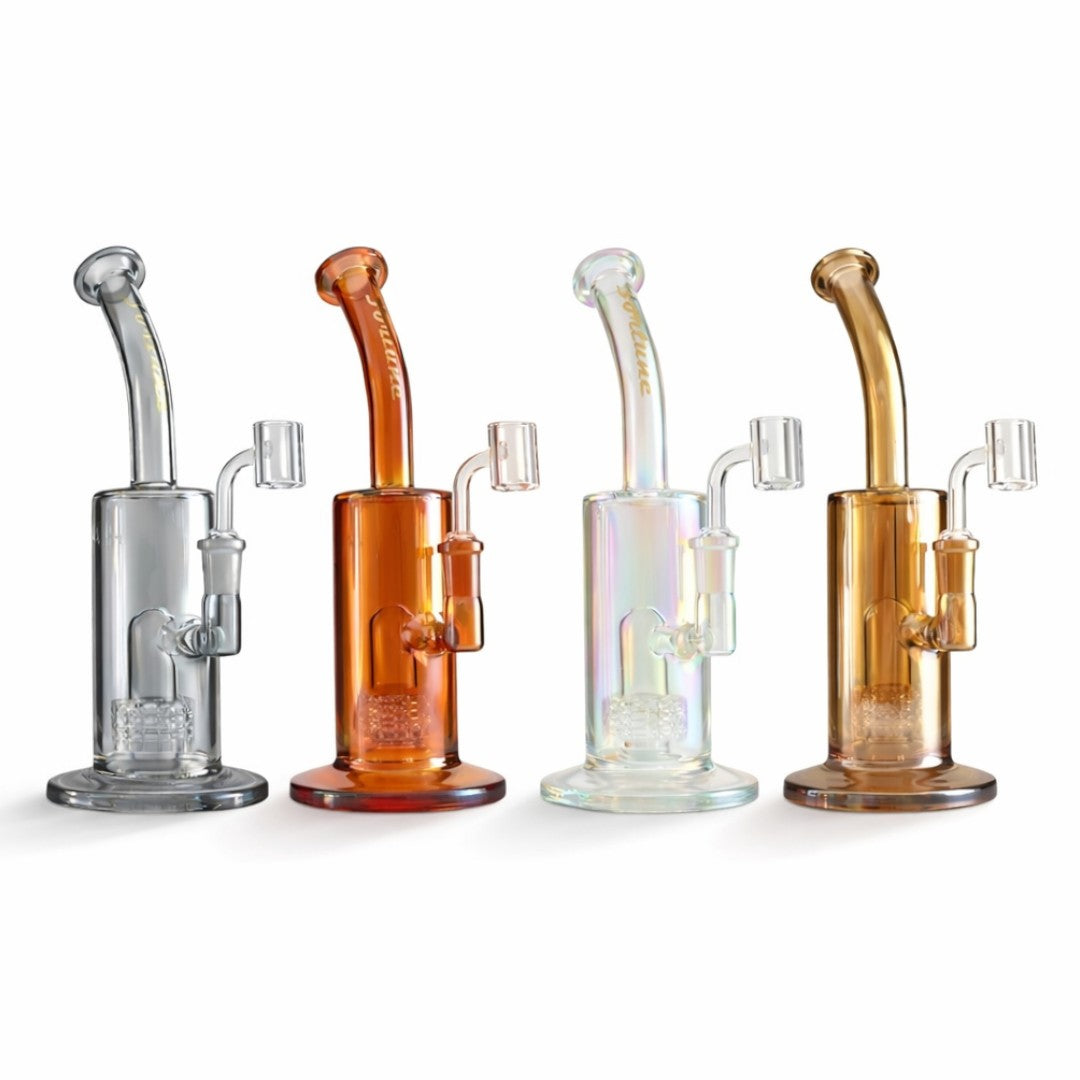 Fortune | 10" Matrix Perc Glass Dab Rig - Hi Time
