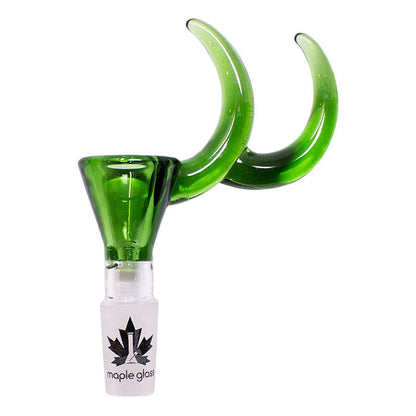 Maple Glass | Double Dizzy Horn Bowl 14mm - Hi Time