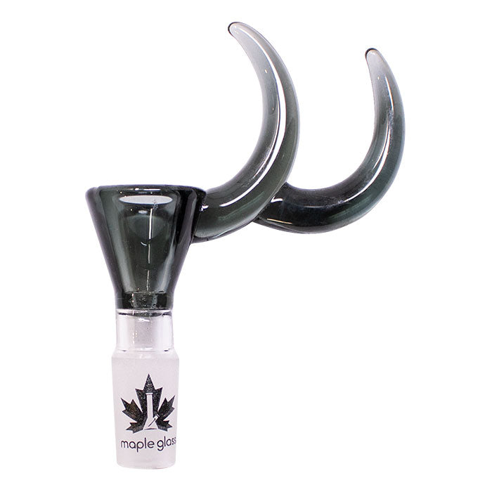 Maple Glass | Double Dizzy Horn Bowl 14mm - Hi Time