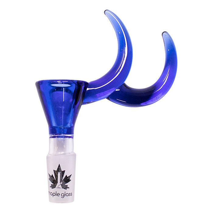 Maple Glass | Double Dizzy Horn Bowl 14mm - Hi Time