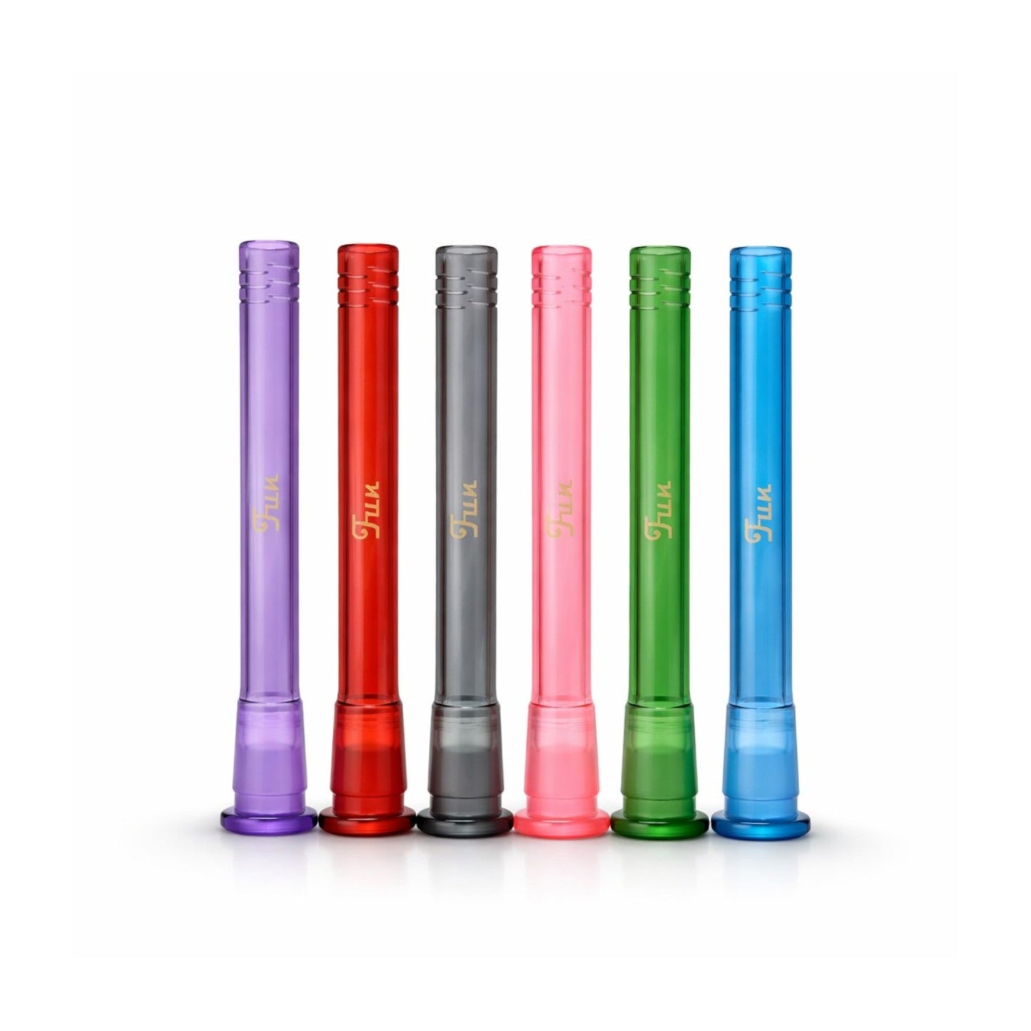Fortune | 5" Color Glass Downstem - Hi Time