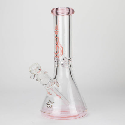 Genie | 12" Classic Beaker Bong – 9 mm Thick Clear Glass ( F7-001 ) - Hi Time