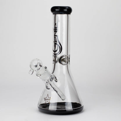 Genie | 12" Classic Beaker Bong – 9 mm Thick Clear Glass ( F7-001 ) - Hi Time